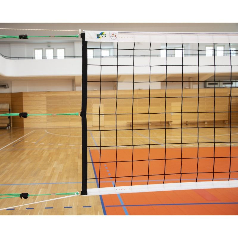 Sport si Outdoor - Sporturi de echipa - Accesorii si echipamente volei - Fileu volei Huck DVV1 pentru competitii, fir 3 mm, 6 puncte prindere - Infinity.ro