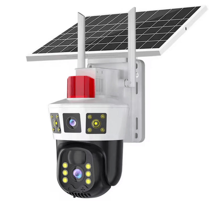 Camera de supraveghere SPY® 2in1 cu Panou Solar inclus 10W, 4MP,4K ...
