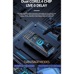 TV, Audio-Video si Foto - Accesorii TV si audio - Microfoane - Microfoane profesionale wireless 2 in1 RoHS® tip Lavaliera,Apple si Android, 48 h functionare pentru Vlogging,Tik Tok - Infinity.ro