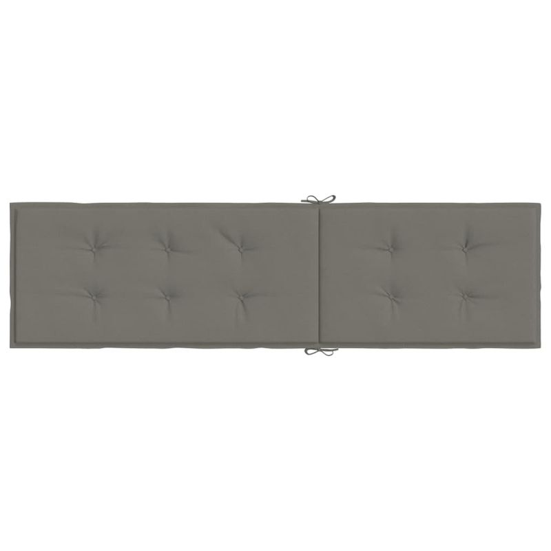 Casa si Gradina - Textile si covoare - Perne si pilote - Perne decorative - Perna de sezlong, melanj gri inchis, (75+105)x 50x3 cm textil - Infinity.ro