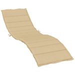 Casa si Gradina - Gradina si terasa - Mobilier exterior - Perne decorative exterior - Perna de sezlong, melanj bej, 200x60x4 cm textil - Infinity.ro