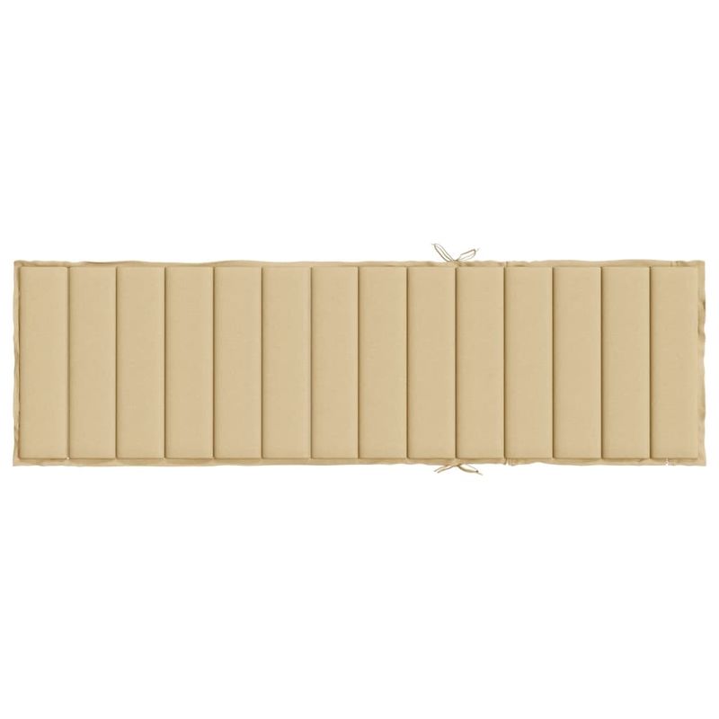 Casa si Gradina - Gradina si terasa - Mobilier exterior - Perne decorative exterior - Perna de sezlong, melanj bej, 200x60x4 cm textil - Infinity.ro
