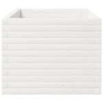 Casa si Gradina - Gradinarit si plante - Plante si ghivece - Ghivece si suporturi - Jardiniera de gradina, alb, 90x60x49,5 cm, lemn masiv de pin - Infinity.ro