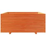 Casa si Gradina - Gradinarit si plante - Plante si ghivece - Ghivece si suporturi - Jardiniera gradina maro ceruit, 110x110x49,5 cm, lemn masiv pin - Infinity.ro