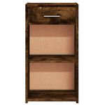 Casa si Gradina - Mobilier - Comode si corpuri - Noptiere - Noptiere, 2 buc., stejar fumuriu, 35x34x65 cm, lemn prelucrat - Infinity.ro