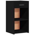 Casa si Gradina - Mobilier - Comode si corpuri - Noptiere - Noptiere, 2 buc., negru, 35x34x65 cm, lemn prelucrat - Infinity.ro