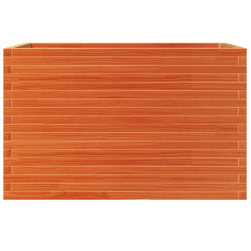 Casa si Gradina - Gradinarit si plante - Plante si ghivece - Ghivece si suporturi - Jardiniera gradina, maro ceruit, 110x60x68,5 cm, lemn masiv pin - Infinity.ro