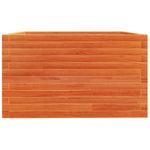 Casa si Gradina - Gradinarit si plante - Plante si ghivece - Ghivece si suporturi - Jardiniera gradina, maro ceruit, 80x80x49,5 cm, lemn masiv pin - Infinity.ro