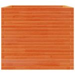 Casa si Gradina - Gradinarit si plante - Plante si ghivece - Ghivece si suporturi - Jardiniera gradina, maro ceruit, 80x80x68,5 cm, lemn masiv pin - Infinity.ro