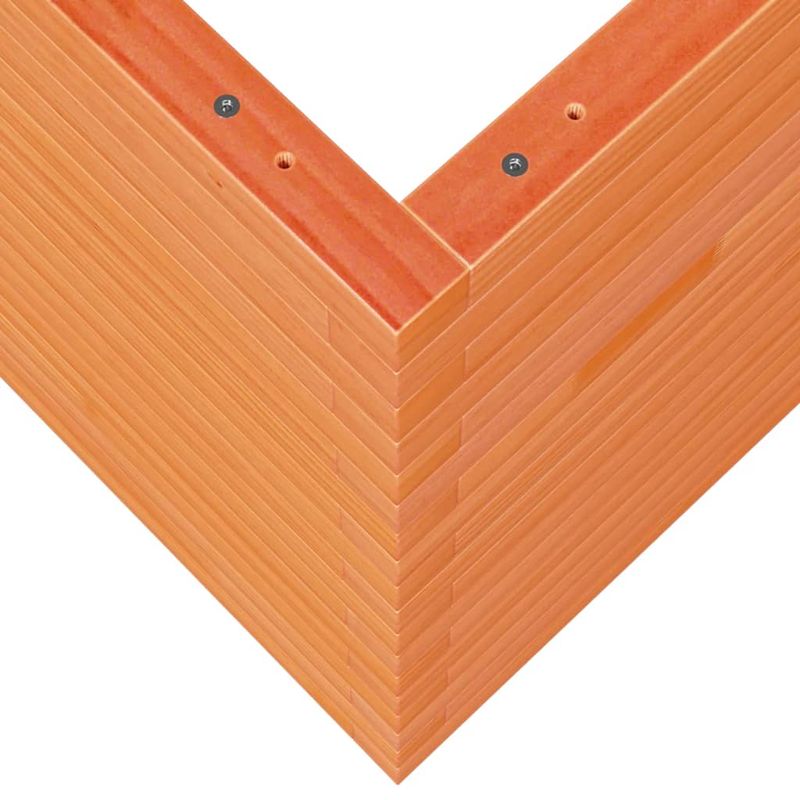 Casa si Gradina - Gradinarit si plante - Plante si ghivece - Ghivece si suporturi - Jardiniera gradina, maro ceruit, 80x80x68,5 cm, lemn masiv pin - Infinity.ro