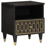 Casa si Gradina - Mobilier - Comode si corpuri - Noptiere - Noptiere, 2 buc., 40x33x46 cm, lemn masiv de acacia - Infinity.ro