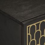 Casa si Gradina - Mobilier - Comode si corpuri - Comode - Dulapuri laterale, 3 buc., 60x33x75 cm, lemn masiv de mango - Infinity.ro