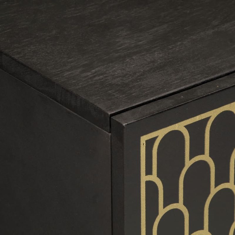 Casa si Gradina - Mobilier - Comode si corpuri - Comode - Dulapuri laterale, 3 buc., 60x33x75 cm, lemn masiv de mango - Infinity.ro