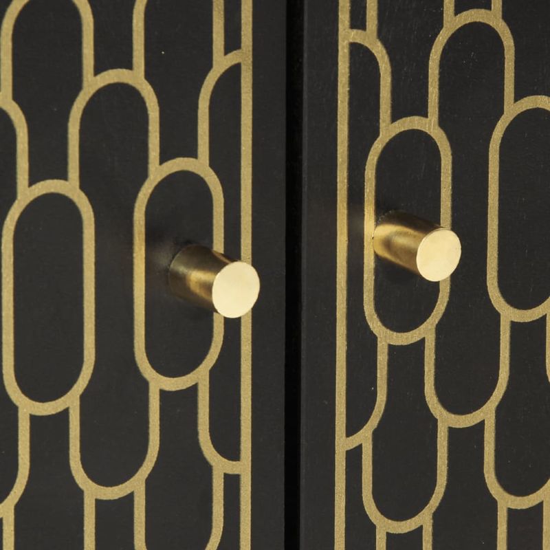 Casa si Gradina - Mobilier - Comode si corpuri - Comode - Dulapuri laterale, 3 buc., 60x33x75 cm, lemn masiv de mango - Infinity.ro