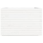 Casa si Gradina - Gradinarit si plante - Plante si ghivece - Ghivece si suporturi - Jardiniera de gradina, alb, 70x70x49,5 cm, lemn masiv de pin - Infinity.ro