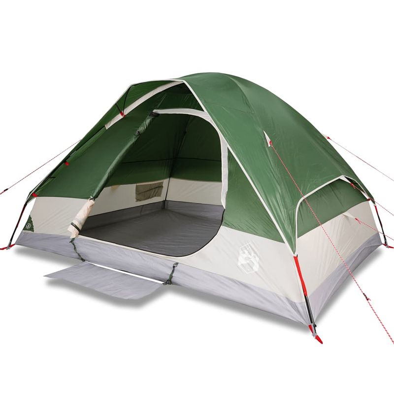 Sport si Outdoor - Camping - Corturi camping - Cort de camping cupola pentru 2 persoane, verde, impermeabil - Infinity.ro