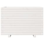 Casa si Gradina - Gradinarit si plante - Plante si ghivece - Ghivece si suporturi - Jardiniera de gradina, alb, 70x40x49,5 cm, lemn masiv de pin - Infinity.ro