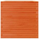 Casa si Gradina - Gradinarit si plante - Plante si ghivece - Ghivece si suporturi - Jardiniera gradina, maro ceruit, 70x70x68,5 cm, lemn masiv pin - Infinity.ro