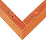 Casa si Gradina - Gradinarit si plante - Plante si ghivece - Ghivece si suporturi - Jardiniera gradina, maro ceruit, 70x70x68,5 cm, lemn masiv pin - Infinity.ro