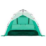 Sport si Outdoor - Camping - Corturi camping - Cort camping 3 persoane verde marin impermeabil setare rapida - Infinity.ro