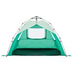 Sport si Outdoor - Camping - Corturi camping - Cort camping 3 persoane verde marin impermeabil setare rapida - Infinity.ro