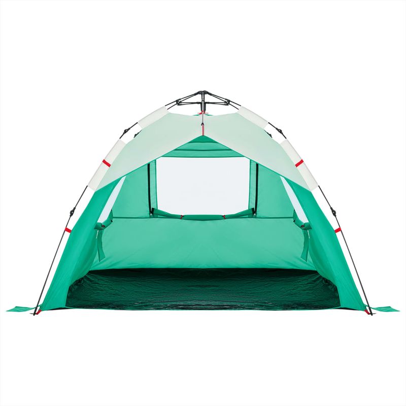 Sport si Outdoor - Camping - Corturi camping - Cort camping 3 persoane verde marin impermeabil setare rapida - Infinity.ro