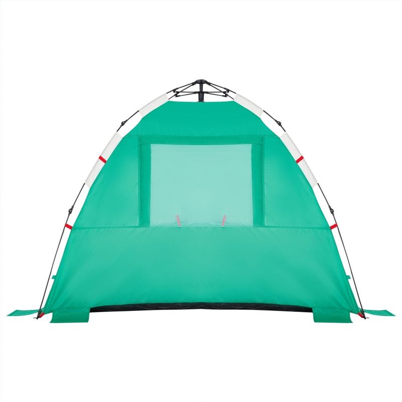 Sport si Outdoor - Camping - Corturi camping - Cort camping 3 persoane verde marin impermeabil setare rapida - Infinity.ro