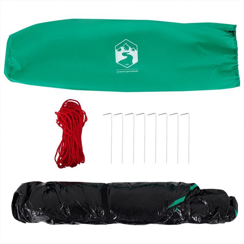 Sport si Outdoor - Camping - Corturi camping - Cort camping 3 persoane verde marin impermeabil setare rapida - Infinity.ro