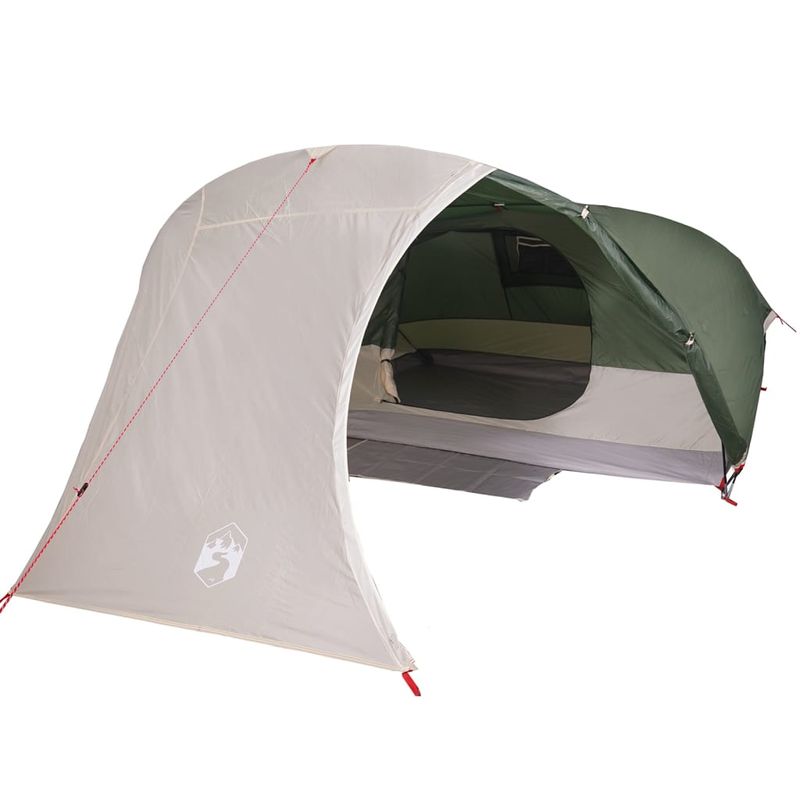 Sport si Outdoor - Camping - Corturi camping - Cort de camping cupola pentru 4 persoane, verde, impermeabil - Infinity.ro