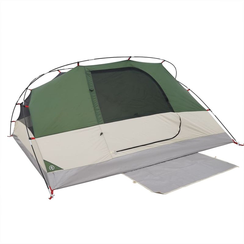 Sport si Outdoor - Camping - Corturi camping - Cort de camping cupola pentru 4 persoane, verde, impermeabil - Infinity.ro