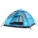 Sport si Outdoor - Camping - Corturi camping - Cort de camping cupola 5 persoane, setare rapida, albastru - Infinity.ro