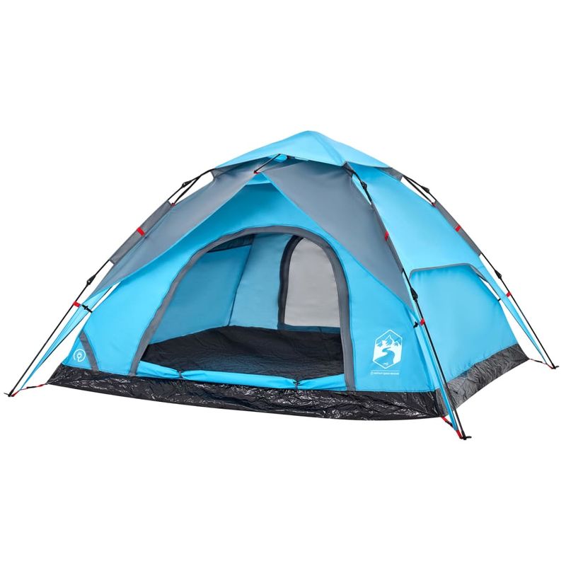 Sport si Outdoor - Camping - Corturi camping - Cort de camping cupola 5 persoane, setare rapida, albastru - Infinity.ro