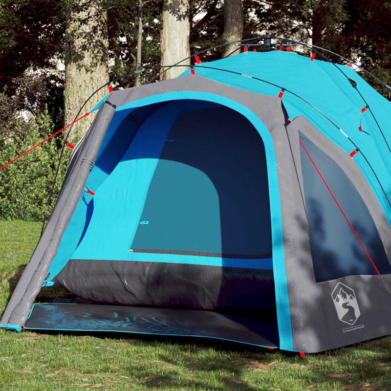 Sport si Outdoor - Camping - Corturi camping - Cort de camping cupola 3 persoane, setare rapida, albastru - Infinity.ro