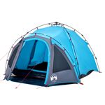 Sport si Outdoor - Camping - Corturi camping - Cort de camping cupola 3 persoane, setare rapida, albastru - Infinity.ro