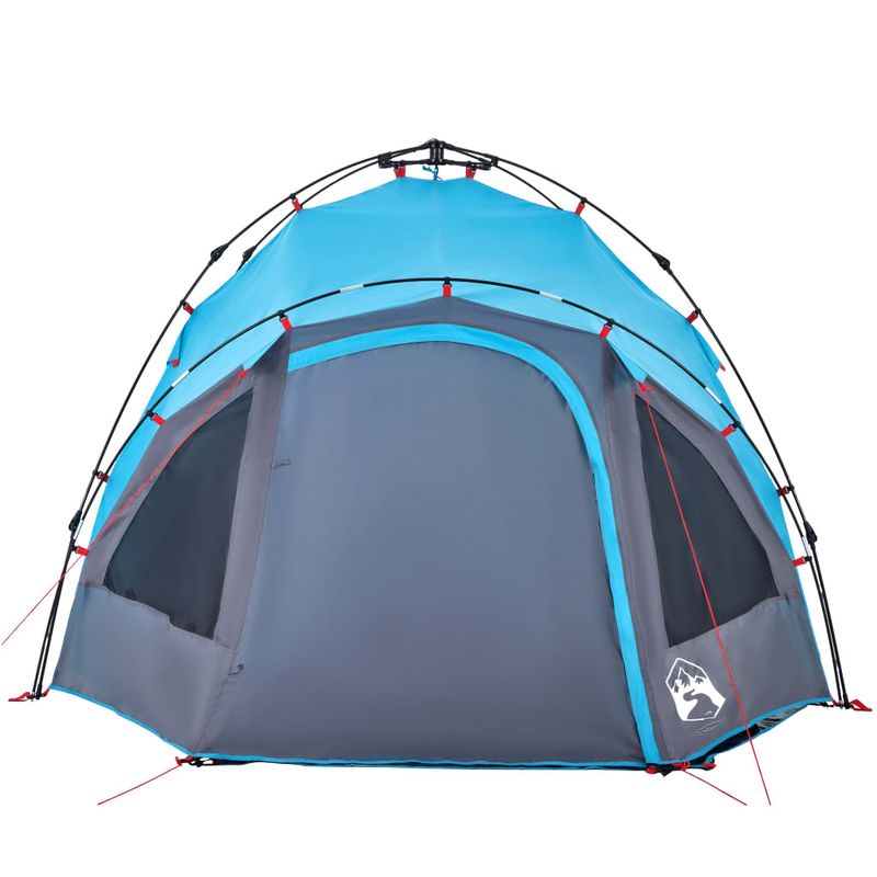 Sport si Outdoor - Camping - Corturi camping - Cort de camping cupola 3 persoane, setare rapida, albastru - Infinity.ro