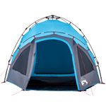 Sport si Outdoor - Camping - Corturi camping - Cort de camping cupola 3 persoane, setare rapida, albastru - Infinity.ro