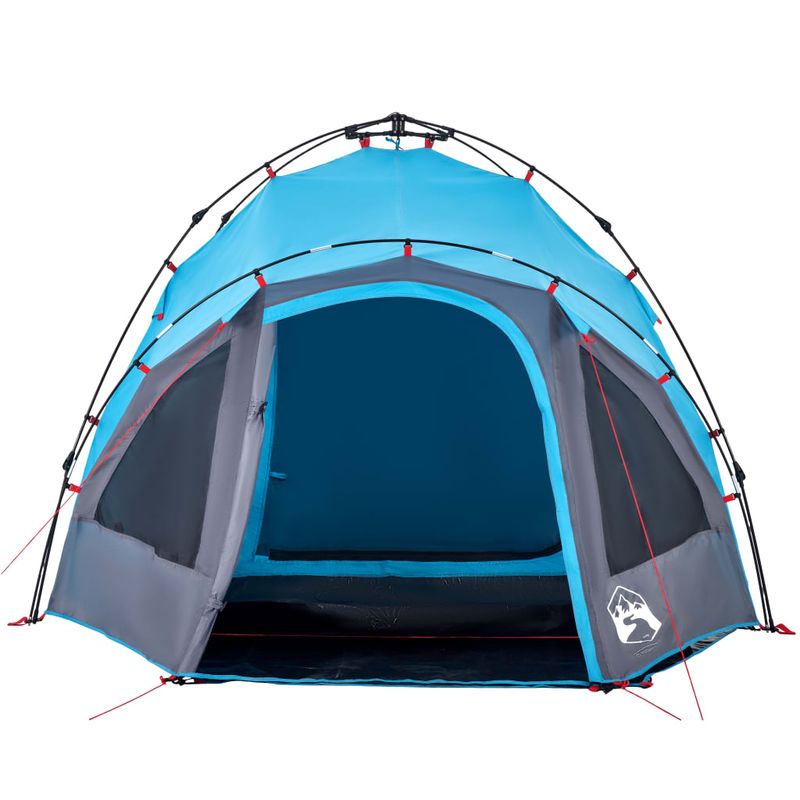Sport si Outdoor - Camping - Corturi camping - Cort de camping cupola 3 persoane, setare rapida, albastru - Infinity.ro