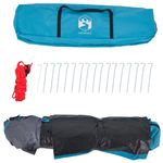Sport si Outdoor - Camping - Corturi camping - Cort de camping cupola 3 persoane, setare rapida, albastru - Infinity.ro