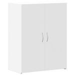 Casa si Gradina - Constructii - Depozitare, transport si protectie - Rafturi, fisete si vestiare - Fiset, alb, 60x32x77,5 cm, lemn prelucrat - Infinity.ro