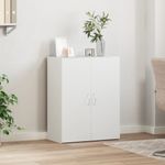 Casa si Gradina - Constructii - Depozitare, transport si protectie - Rafturi, fisete si vestiare - Fiset, alb, 60x32x77,5 cm, lemn prelucrat - Infinity.ro