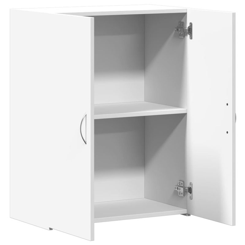 Casa si Gradina - Constructii - Depozitare, transport si protectie - Rafturi, fisete si vestiare - Fiset, alb, 60x32x77,5 cm, lemn prelucrat - Infinity.ro