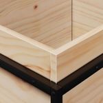 Casa si Gradina - Gradinarit si plante - Plante si ghivece - Ghivece si suporturi - Jardiniera de gradina, 100x40x50 cm, lemn masiv de pin - Infinity.ro