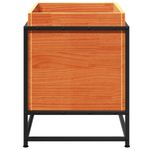 Casa si Gradina - Gradinarit si plante - Plante si ghivece - Ghivece si suporturi - Jardiniera gradina, maro ceruit, 60x40x50 cm, lemn masiv pin - Infinity.ro