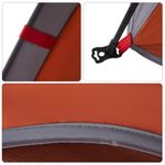 Sport si Outdoor - Camping - Corturi camping - Cort camping cabana 4 persoane gri/portocaliu setare rapida - Infinity.ro