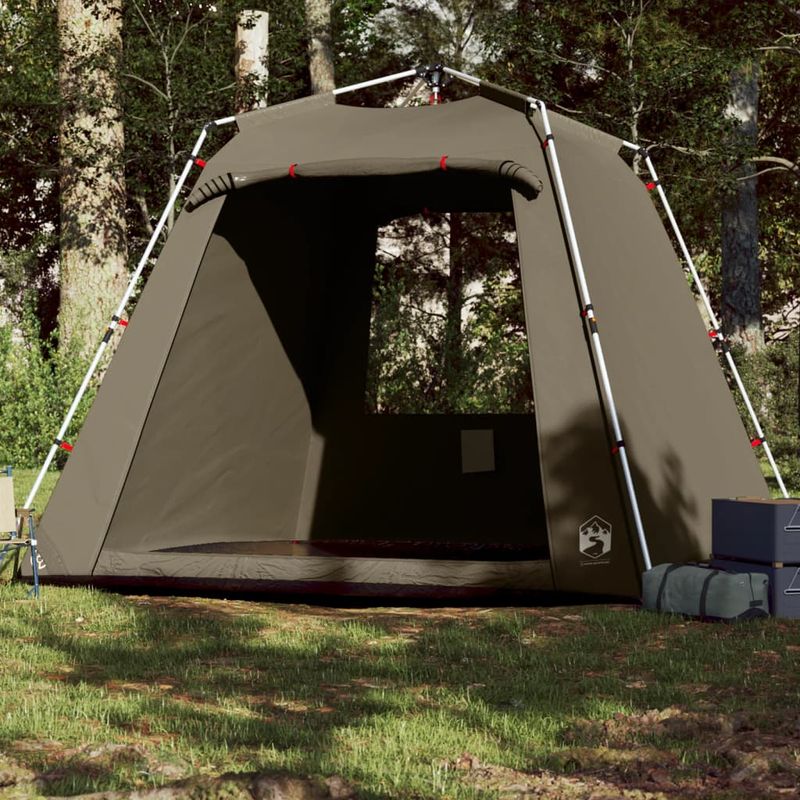 Sport si Outdoor - Camping - Corturi camping - Cort de pescuit 4 persoane, verde masliniu, setare rapida - Infinity.ro