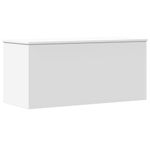 Casa si Gradina - Mobilier - Organizare si depozitare - Cutii depozitare - Cutie de depozitare, alb, 100x42x46 cm, lemn prelucrat - Infinity.ro