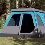 Sport si Outdoor - Camping - Corturi camping - Cort de familie cupola 10 persoane, setare rapida, albastru - Infinity.ro