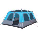 Sport si Outdoor - Camping - Corturi camping - Cort de familie cupola 10 persoane, setare rapida, albastru - Infinity.ro