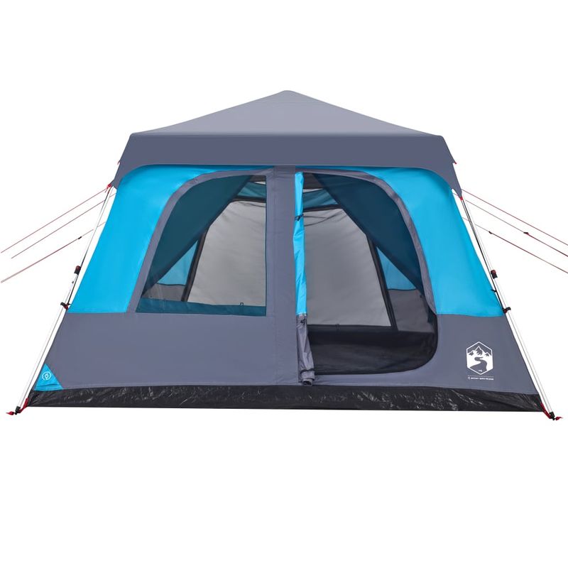 Sport si Outdoor - Camping - Corturi camping - Cort de familie cupola 10 persoane, setare rapida, albastru - Infinity.ro
