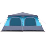 Sport si Outdoor - Camping - Corturi camping - Cort de familie cupola 10 persoane, setare rapida, albastru - Infinity.ro